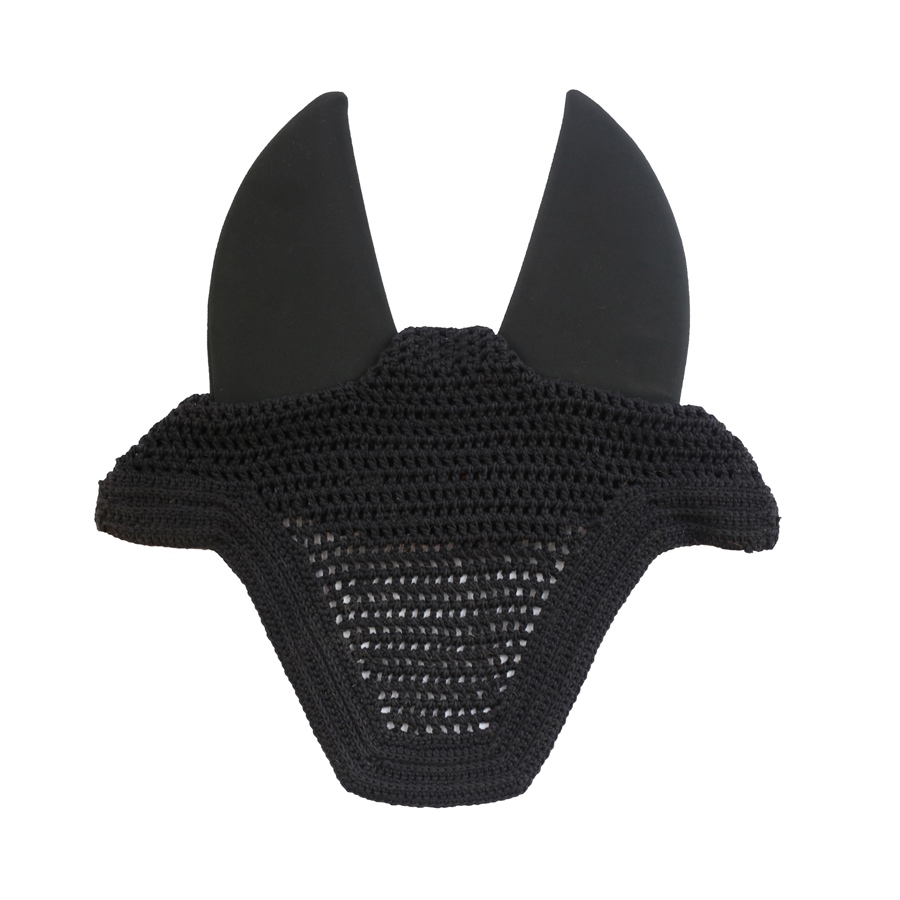 Kentucky Horsewear Wellington Soundless Fliegenohren - schwarz, Größe Cob