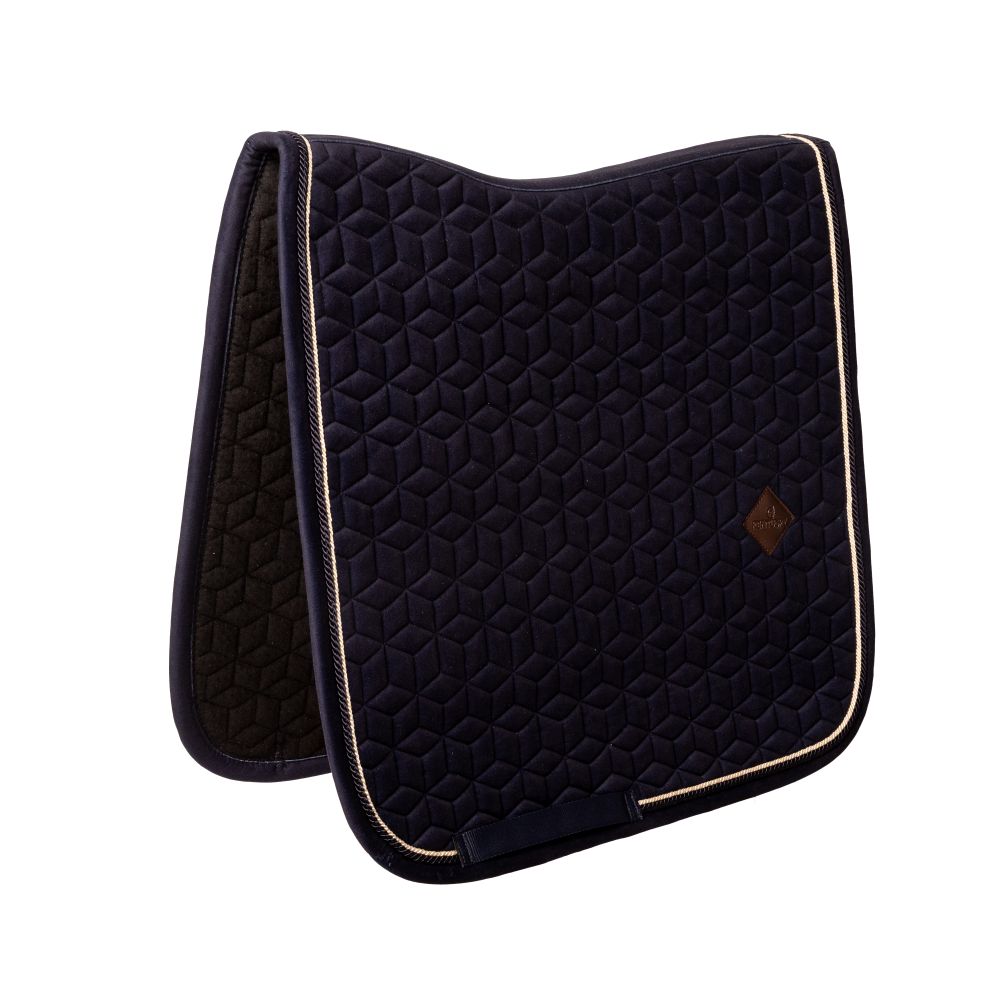 Kentucky Horsewear Samt Velvet Schabracke - blau, Größe DR