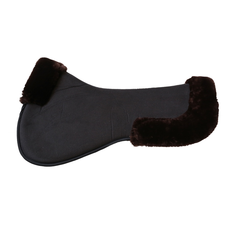 Kentucky Horsewear Sheepskin Anatomic Absorb Sattelpad - schwarz/braun