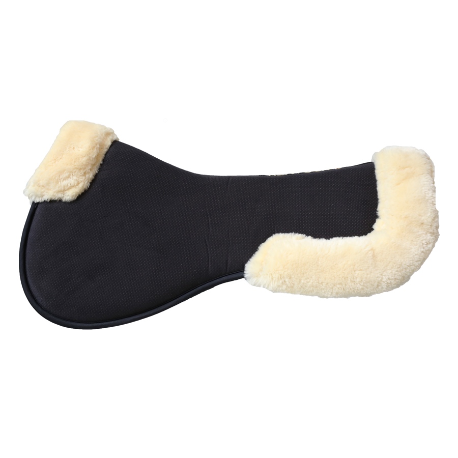Kentucky Horsewear Sheepskin Anatomic Absorb Sattelpad - schwarz/natur