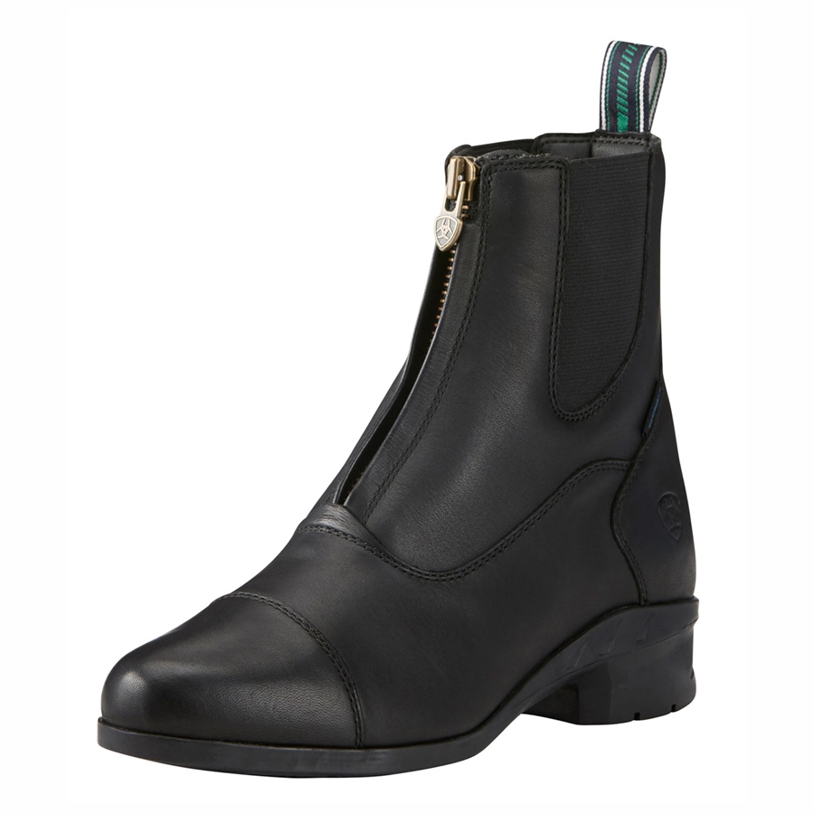 Ariat Heritage IV ZIP H2O Stiefelette Damen - schwarz, Größe 8.5