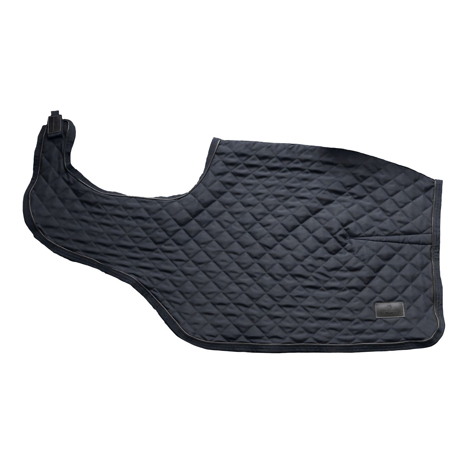 Kentucky Horsewear Riding Rug Ausreitdecke mit künstlichem Kaninchenfell 160g - schwarz, Größe M