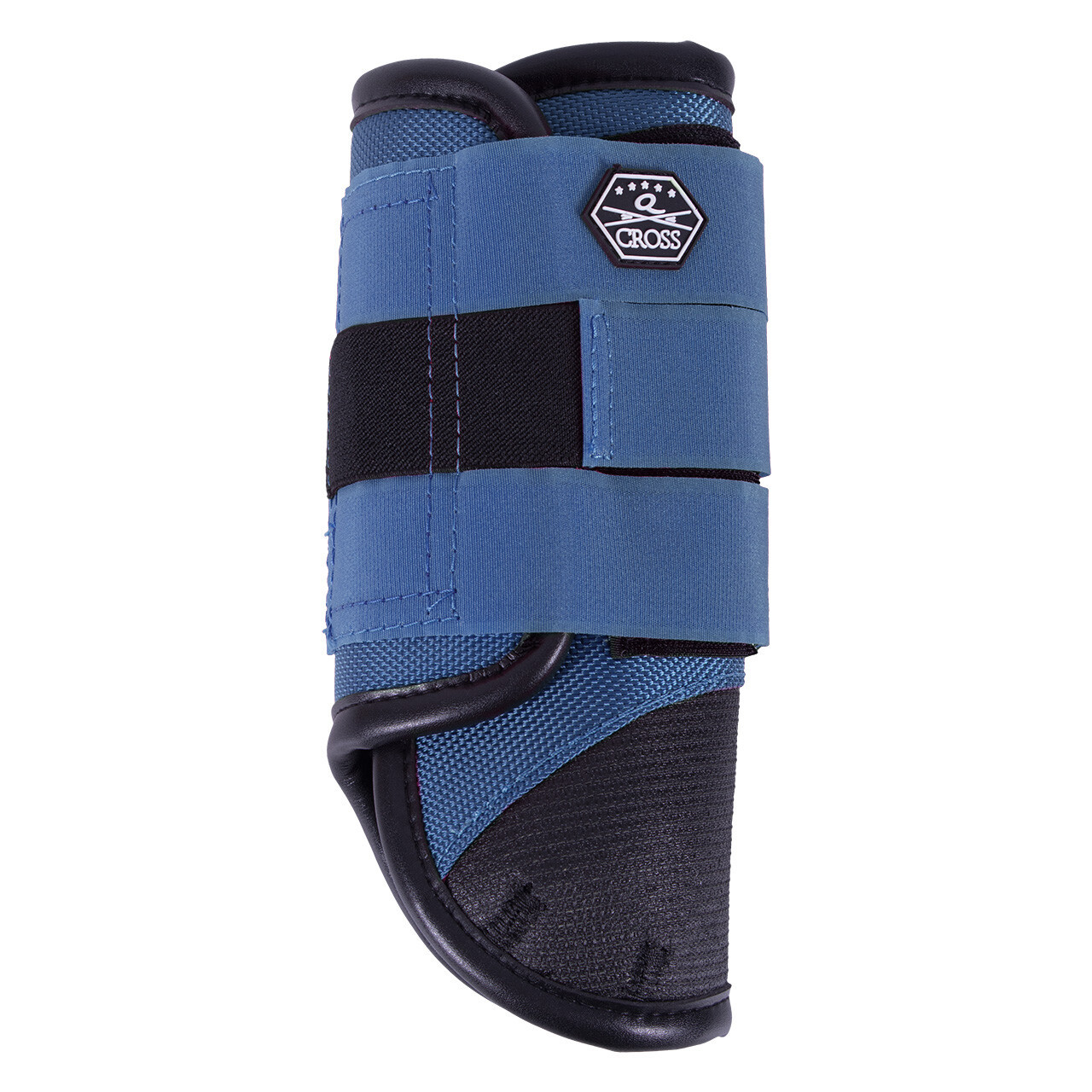QHP Q-Cross Eventing Gamaschen vorne - steel blue, Größe XL