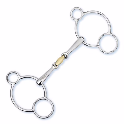 Steeltec 3-Ring Trense Sweet Kupfer 18 mm