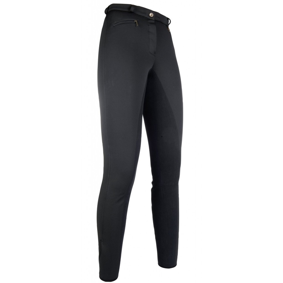 HKM Winner Wintersoftshell Reithose Kinder - schwarz, Größe 176