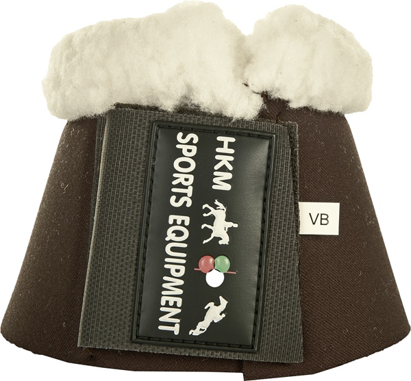 HKM Hufglocken Comfort - dunkelbraun, Größe VB