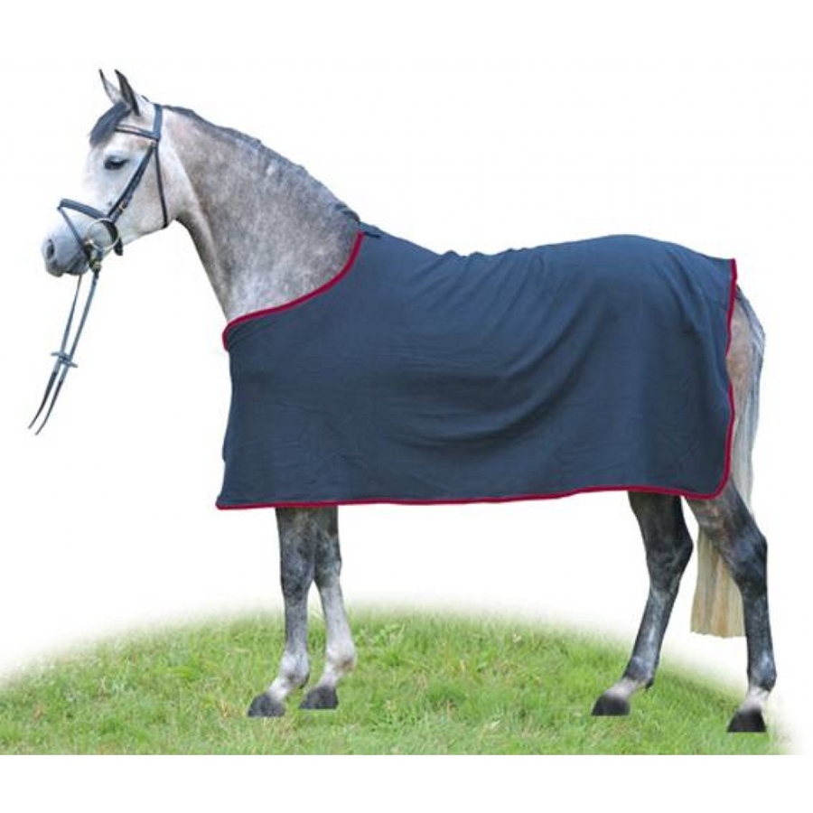 HKM Alaska Abschwitzdecke Fleece - schwarz, Größe 85