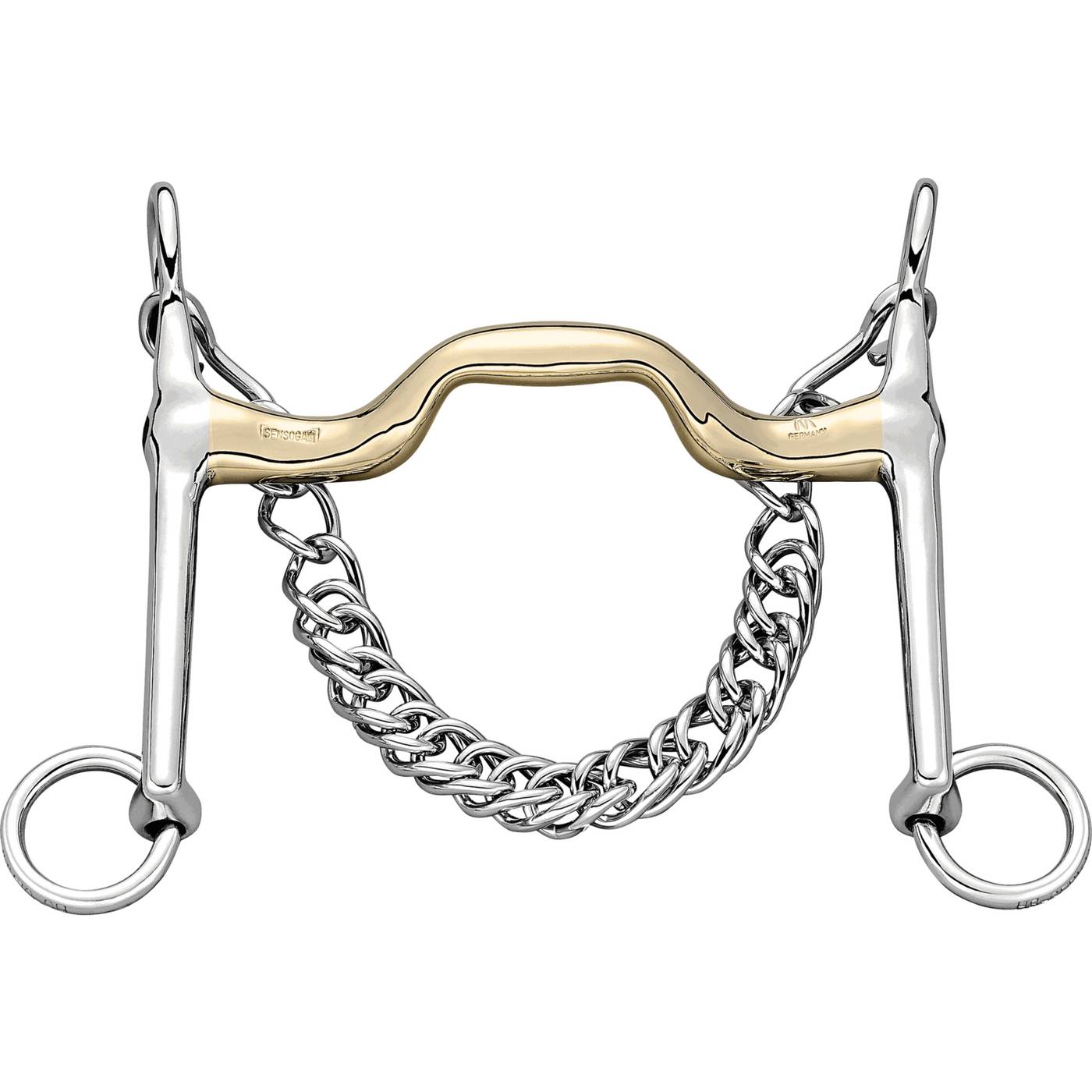 Sprenger KK-Dressurkandare 18mm, 13cm Seitenteile - Größe 120