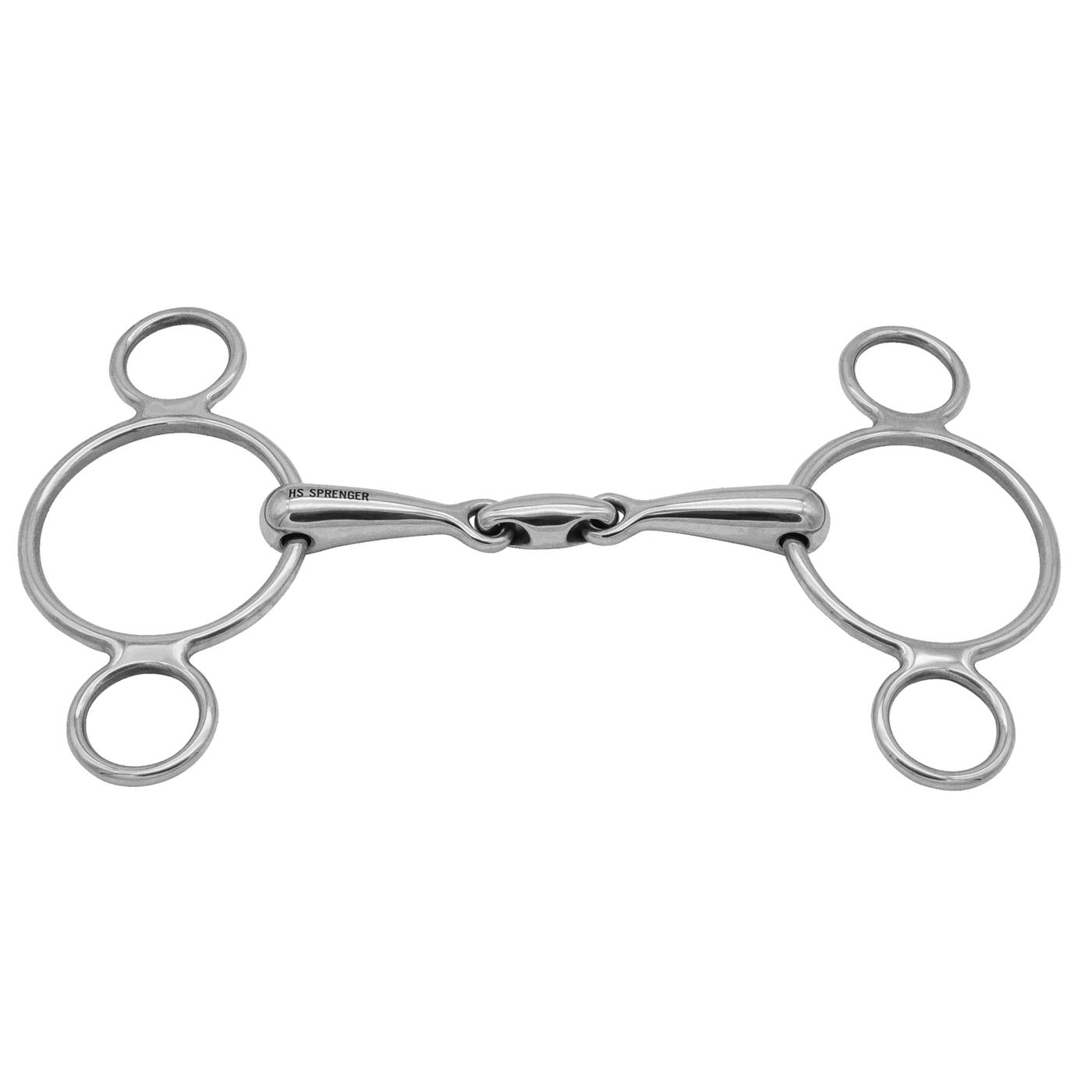Sprenger 3-Ring Gebiss doppelt gebrochen 16 mm - Größe 115