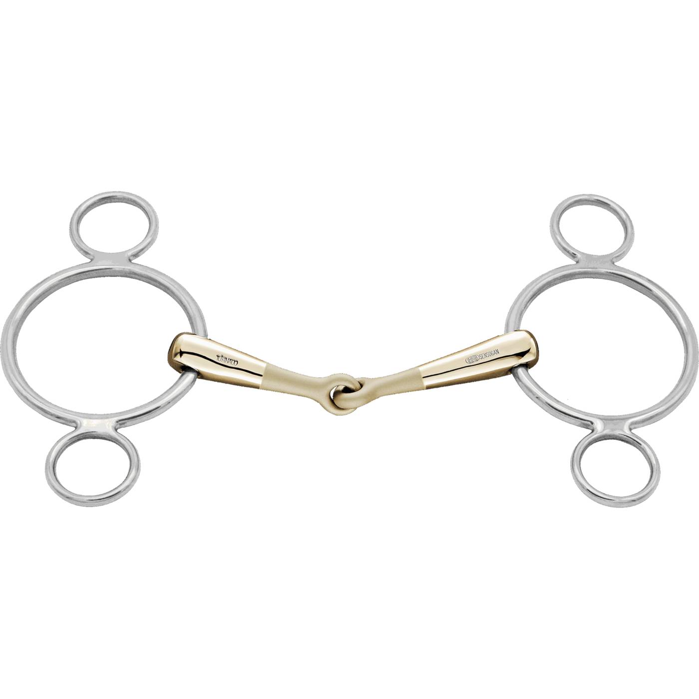 Sprenger Turnado 3-Ring Gebiss einfach gebrochen 16mm - Größe 135