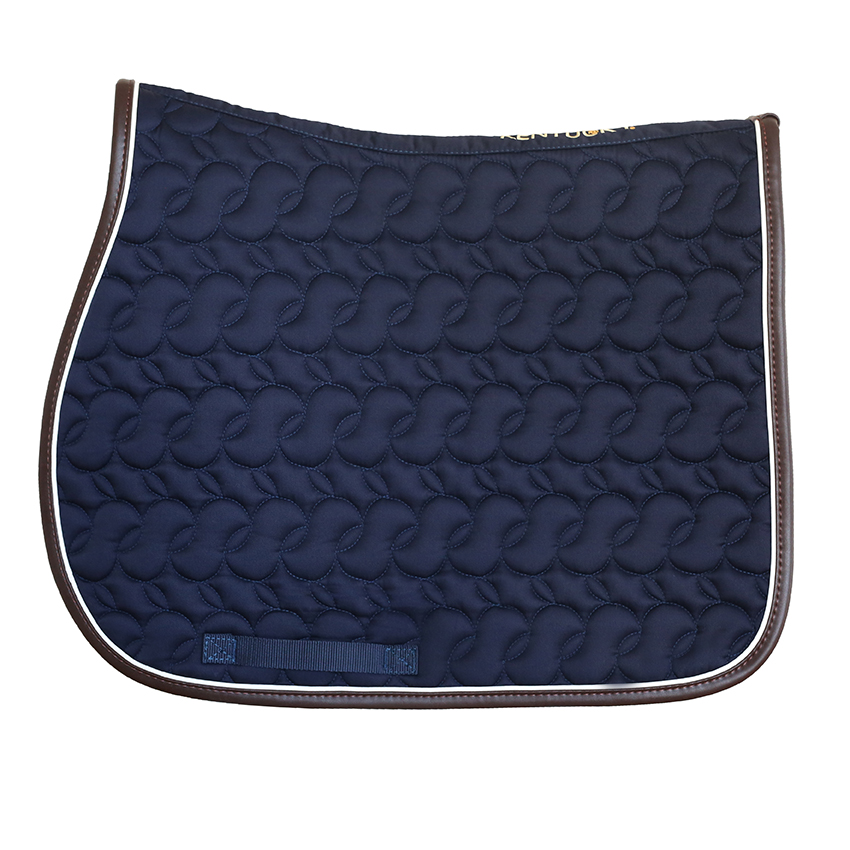 Kentucky Horsewear Schabracke Absorb ohne Kentucky-Logo - Marine-Weiß-Braun
