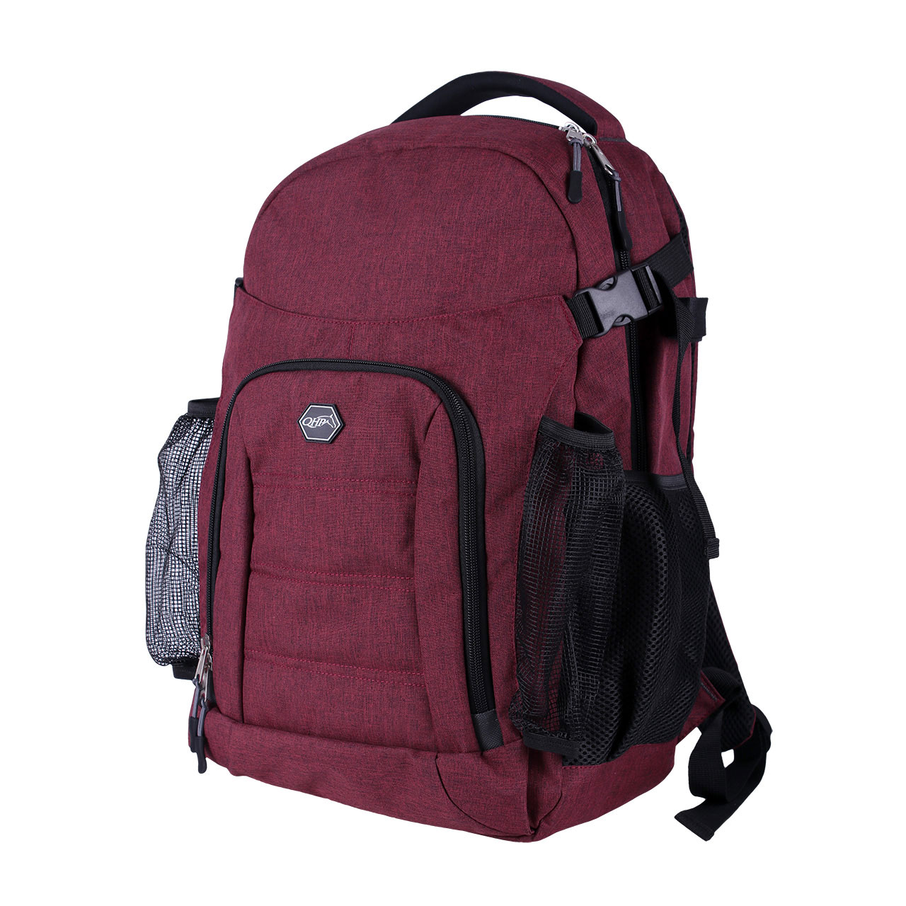 QHP Rucksack Jeans Look - Bordeaux