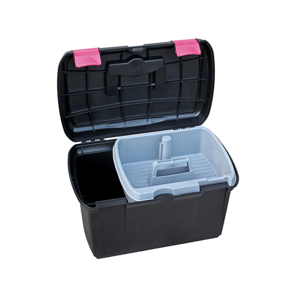 Euroriding Putzbox Arrezzo - schwarz/pink