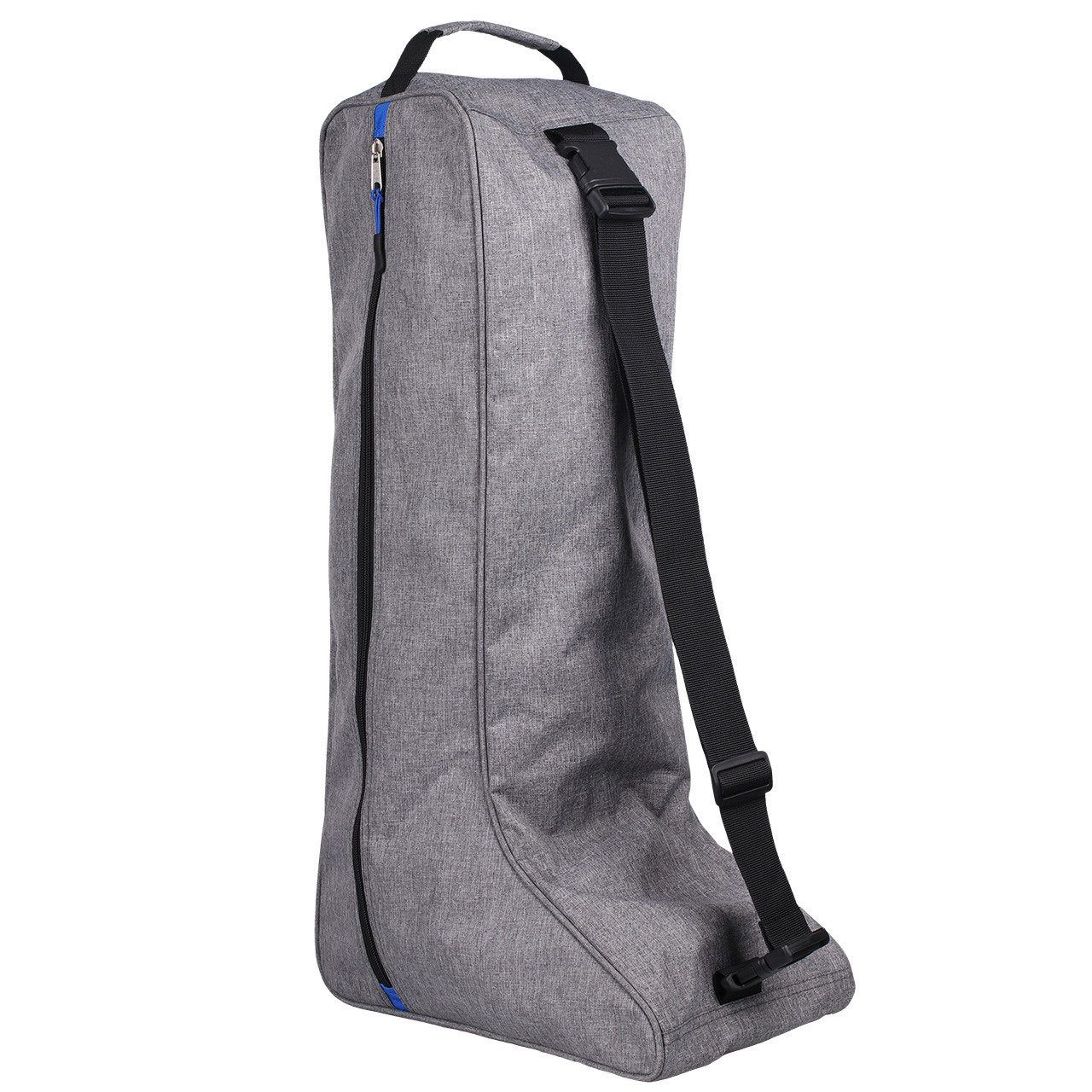 QHP Stiefeltasche - grau, Größe onesize