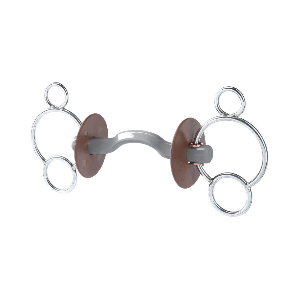beris 3-Ring Gebiss Konnex Zungenbogen soft - Größe 130mm