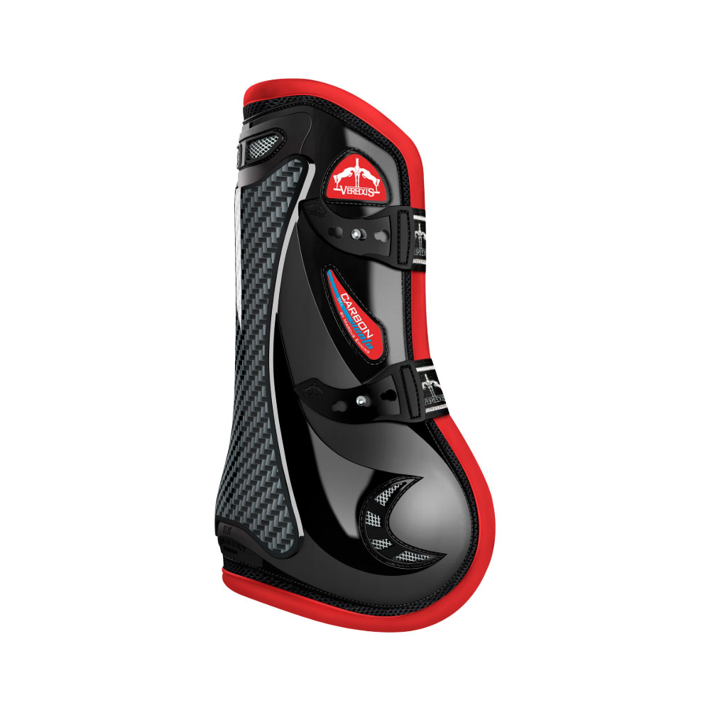 Veredus Carbon Gel Vento Color Gamaschen vorne - red, Größe M