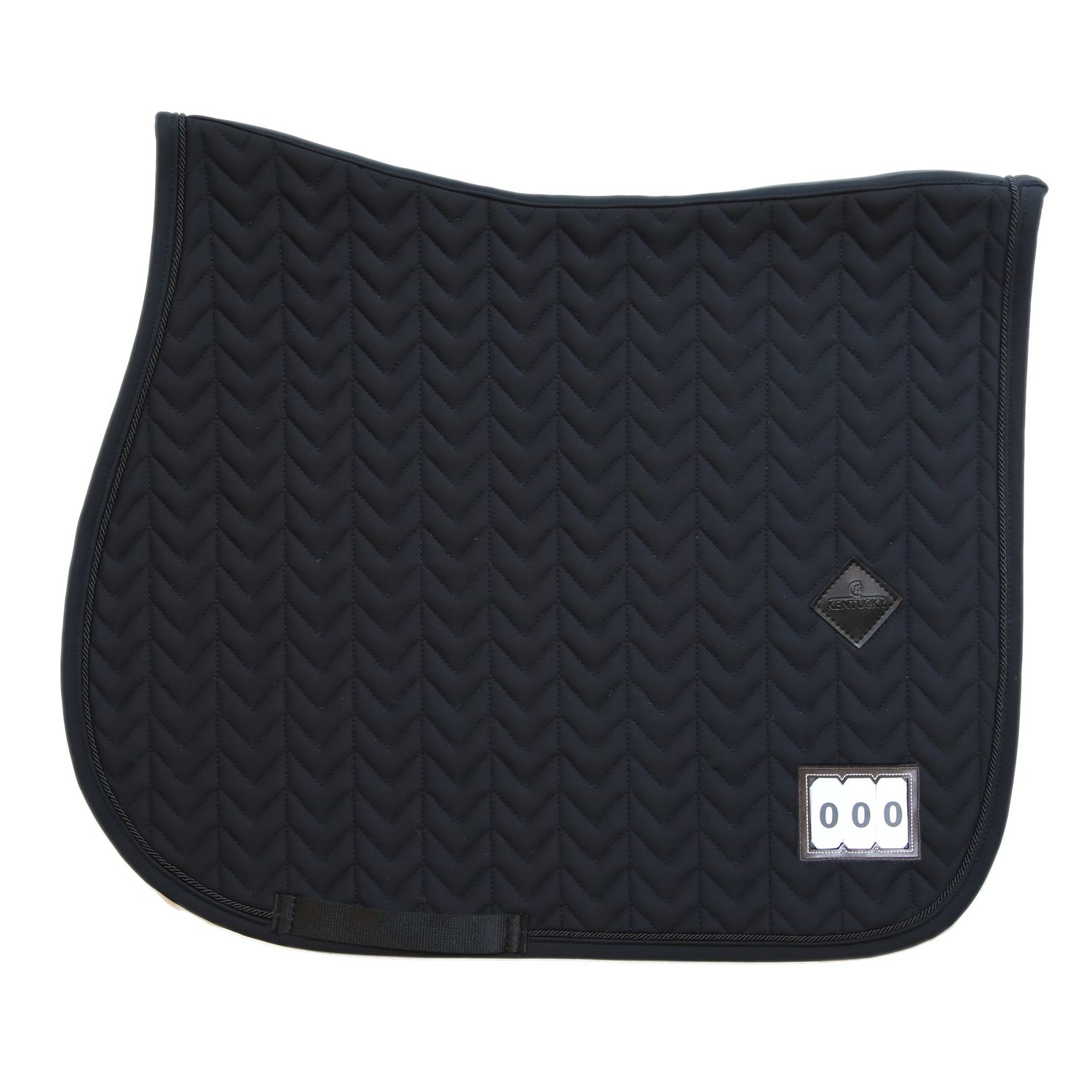 Kentucky Horsewear Fishbone Competition Schabracke - schwarz, Größe SR