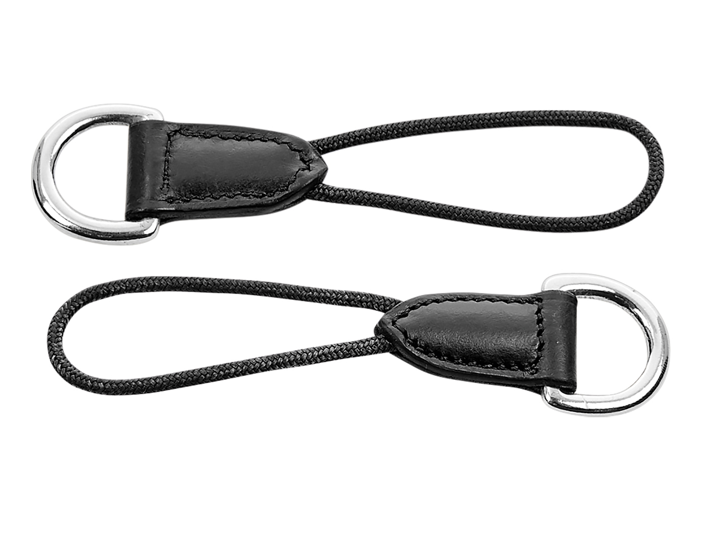 Anneaux En D Flexibles Avec Boucle Nylon – Paire De 12 Cm, Pour Selle Cheval, Fixations Accessoires Ou Sangles
