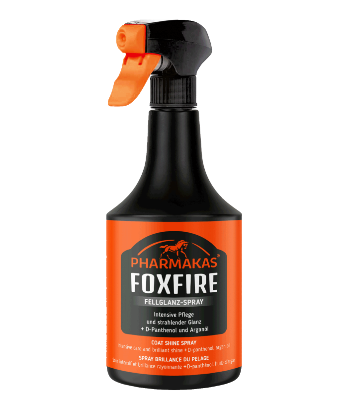 Pharmakas Mähnen- und Schweifspray FOXFIRE Fellglanz - neutral, Größe 1000 ml