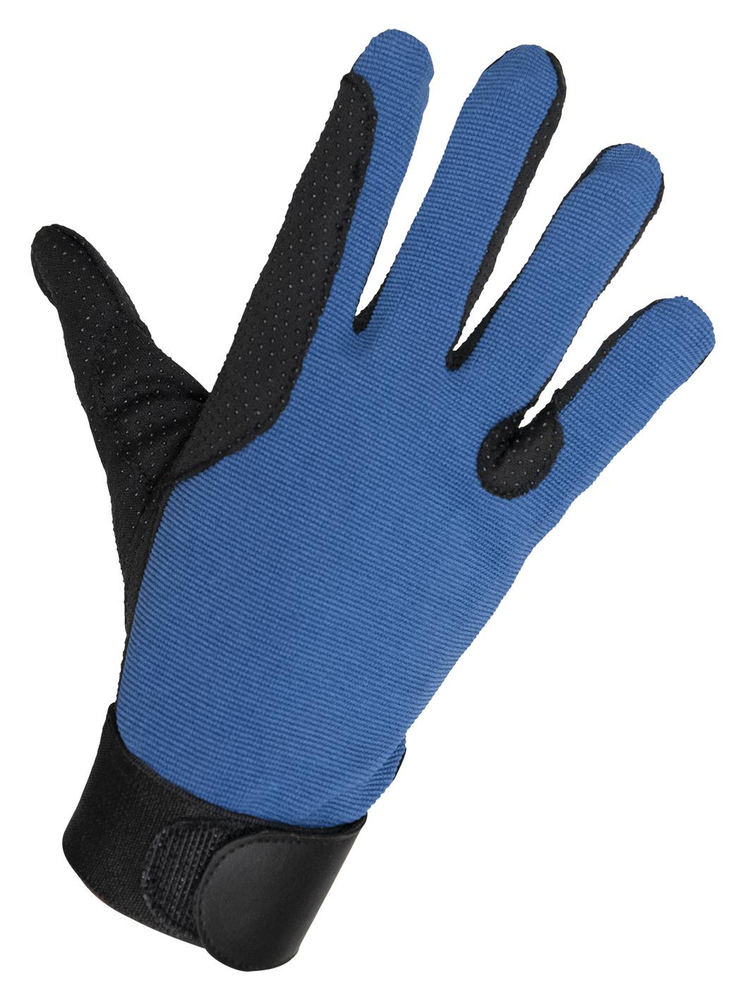 Busse Reithandschuhe CURLY - royal/schwarz, Größe C_M