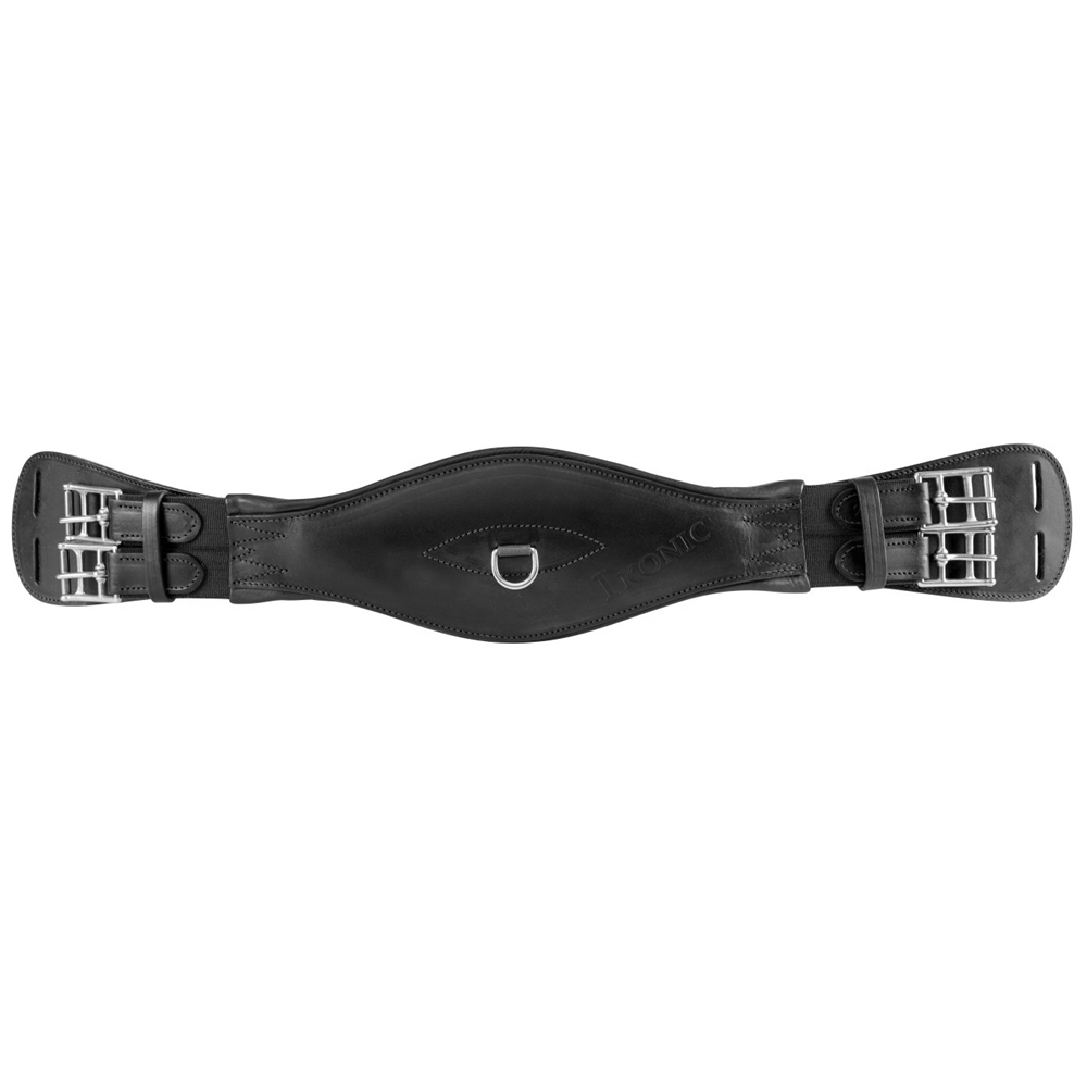 Ikonic anatomischer Dressurgurt - schwarz, Größe 40