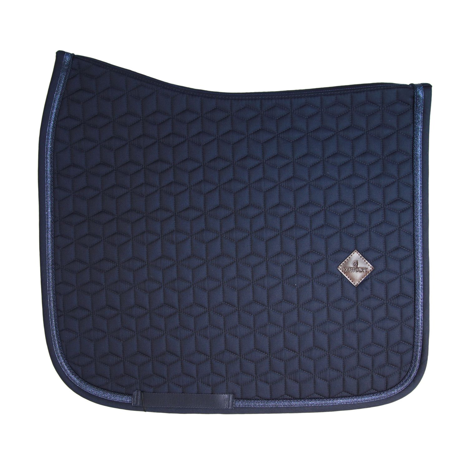 Kentucky Horsewear Glitter Rope Schabracke - navy, Größe P