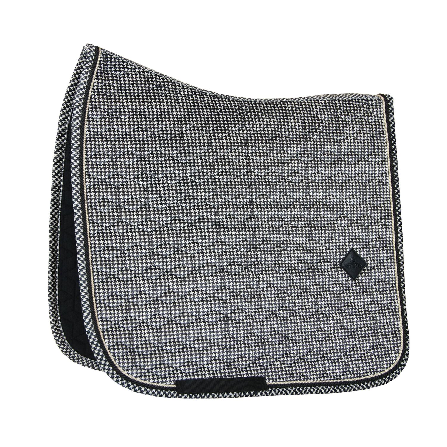 Kentucky Horsewear Pied-de-Poule Schabracke - schwarz, Größe DR