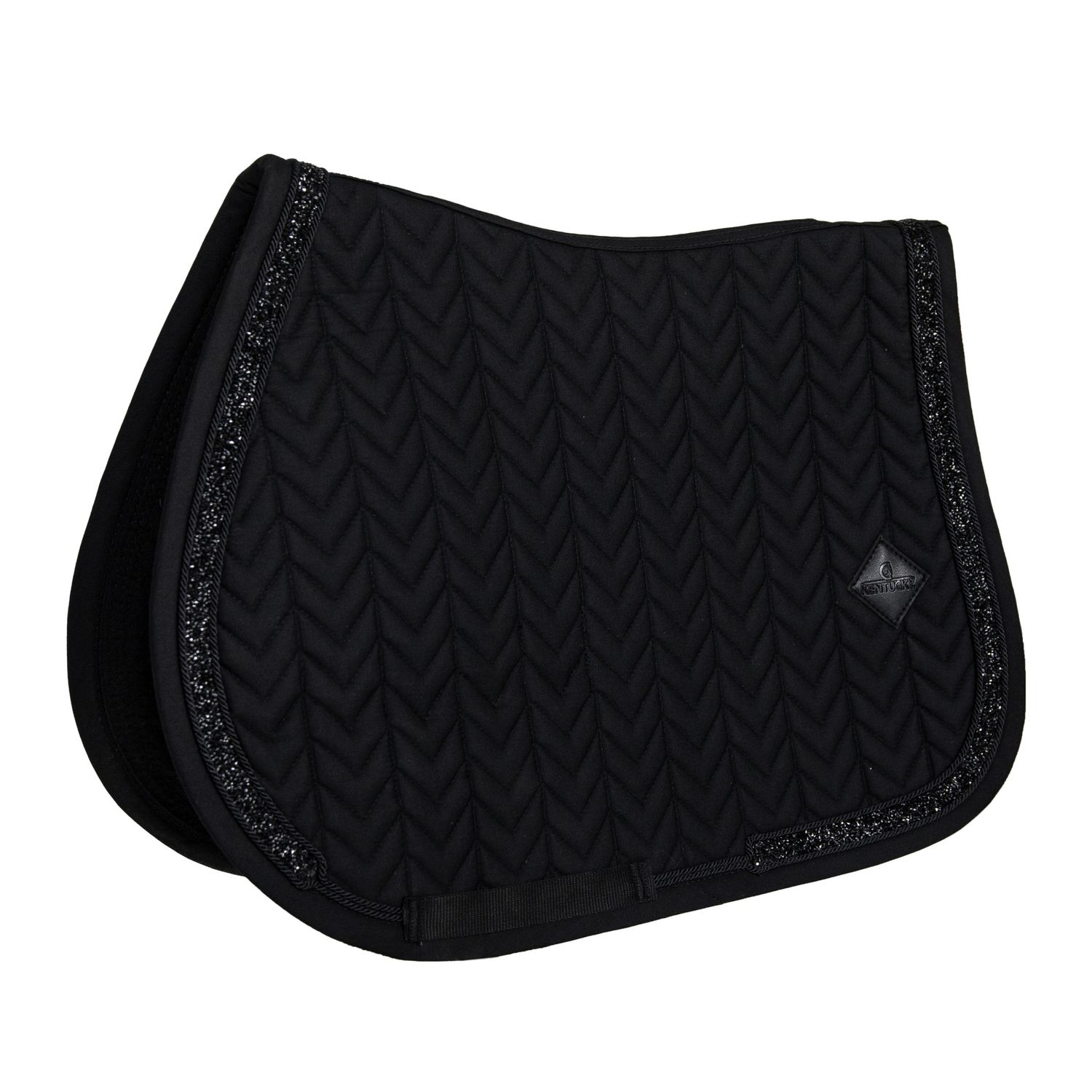 Kentucky Horsewear Glitter Stone Schabracke - schwarz, Größe Pony VS