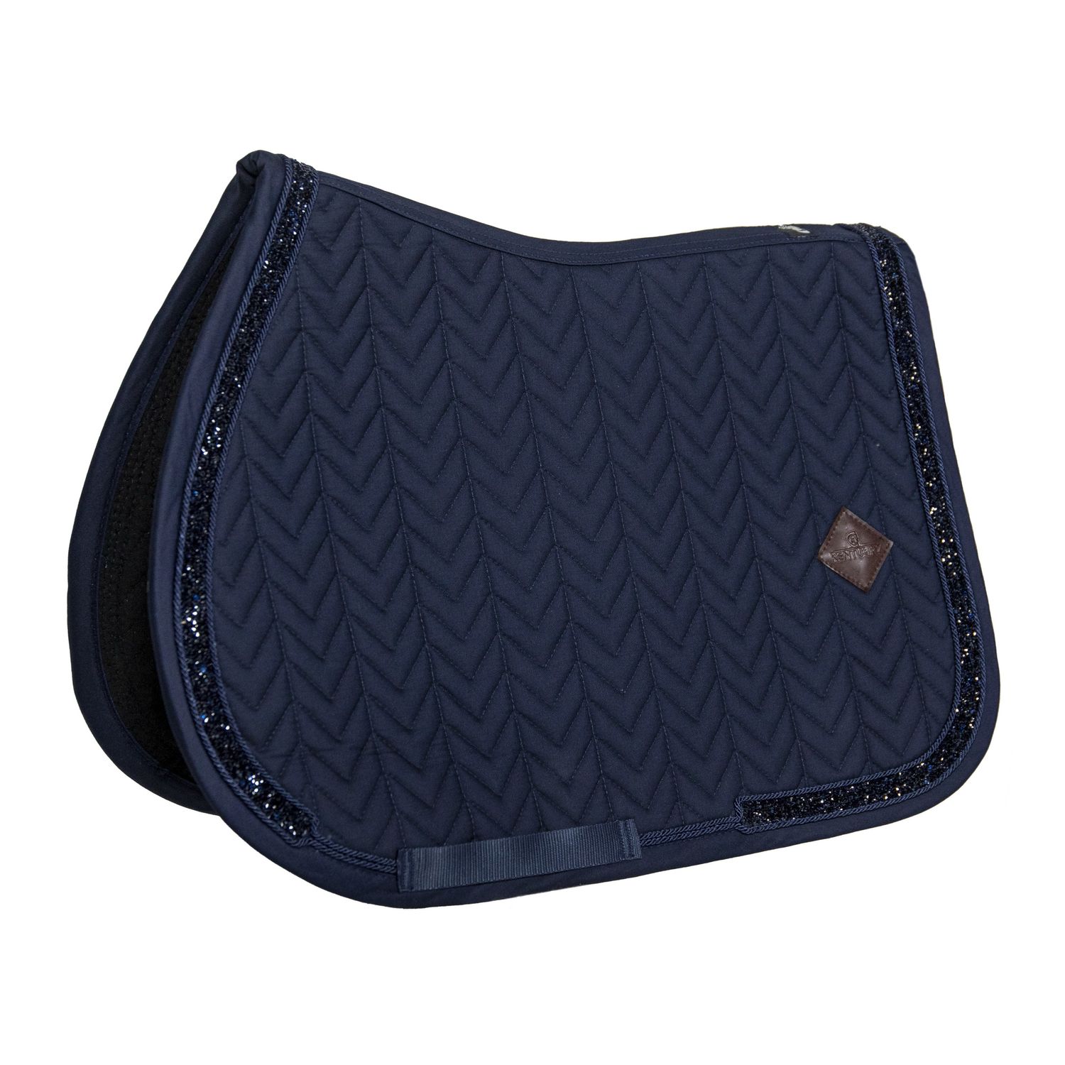 Kentucky Horsewear Glitter Stone Schabracke - navy, Größe Pony VS