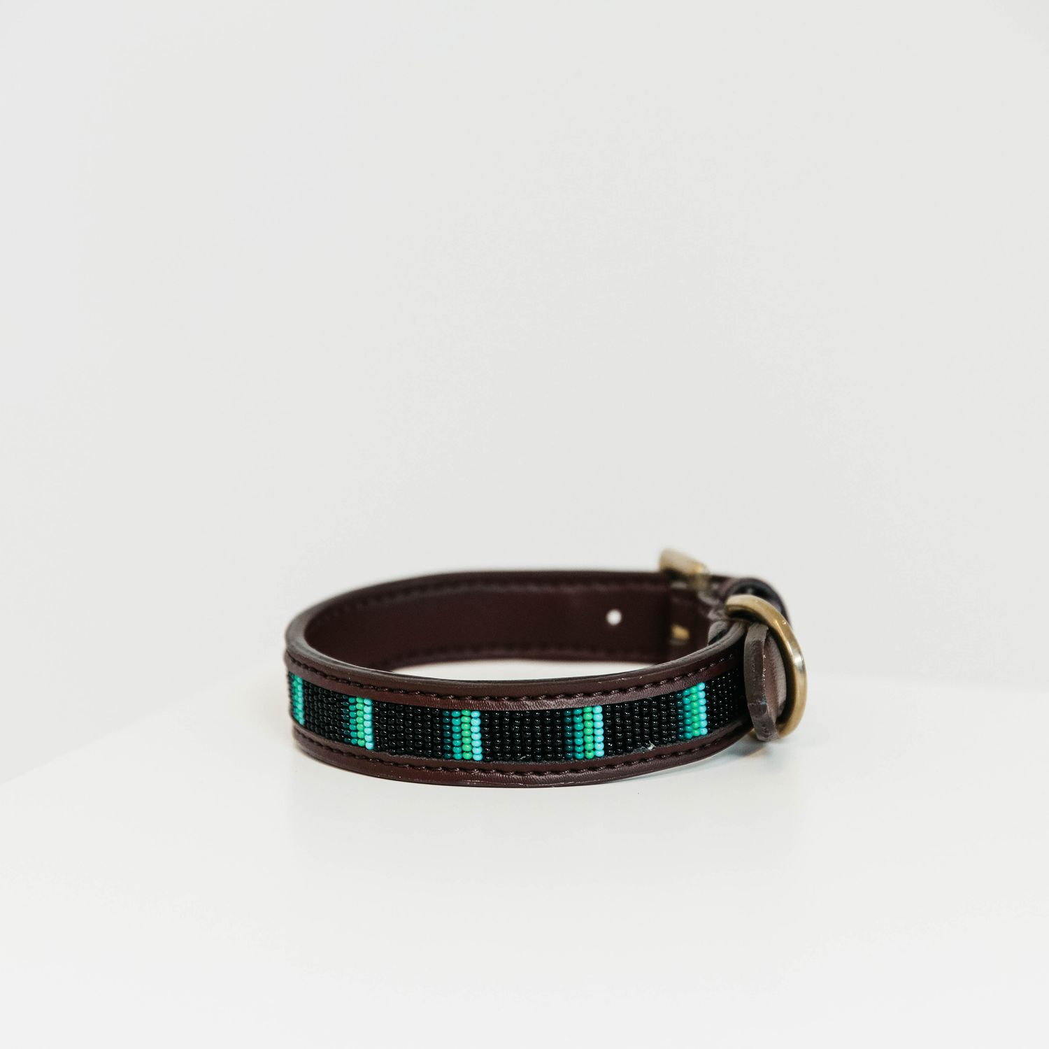 Kentucky Dogwear handgemachtes Halsband Pearls - schwarz, Größe XL