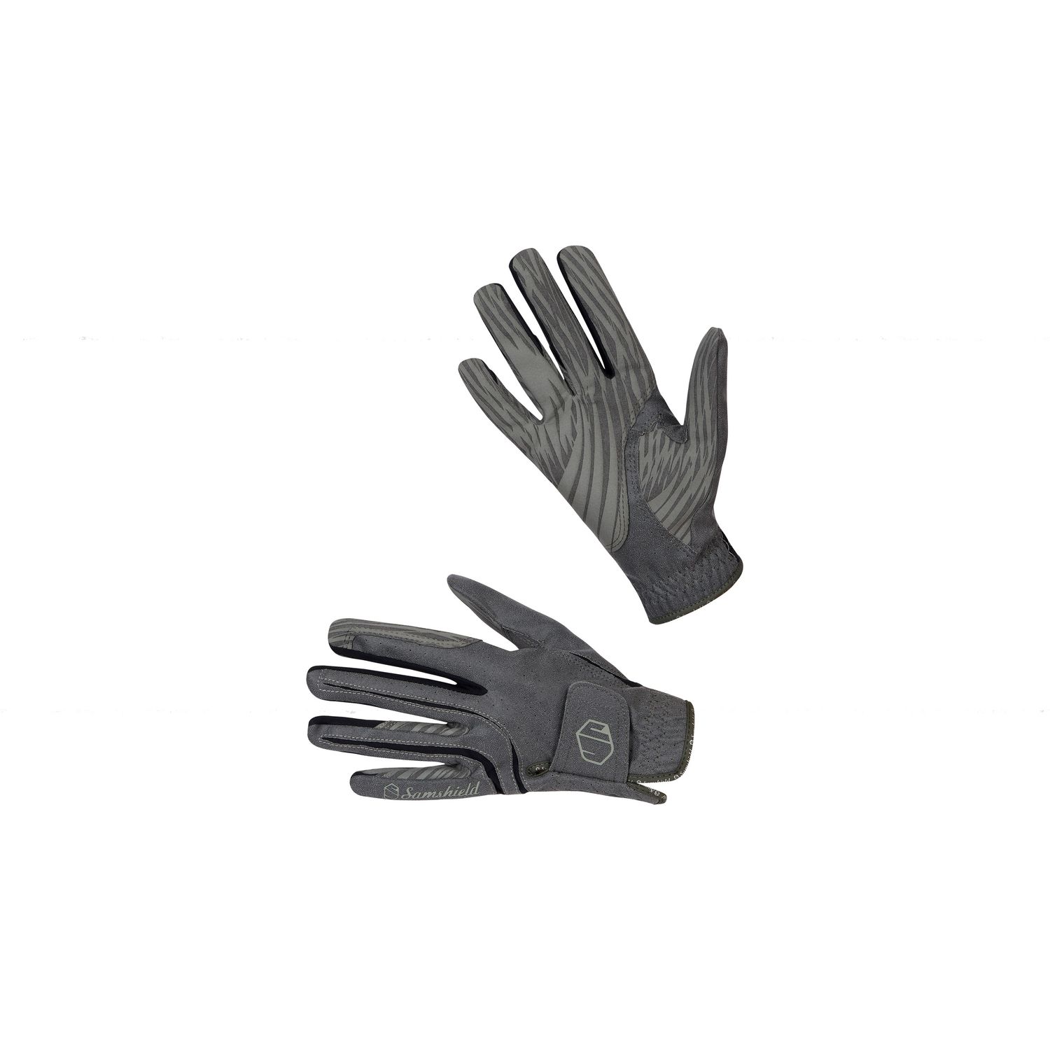 Samshield V-Skin Reithandschuhe unisex - dunkelgrau, Größe 10.5