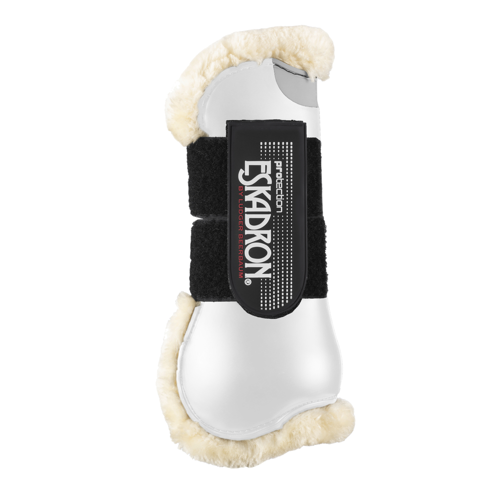 Eskadron Basics Flexisoft Fauxfur Gamaschen vorne - weiß, Größe P
