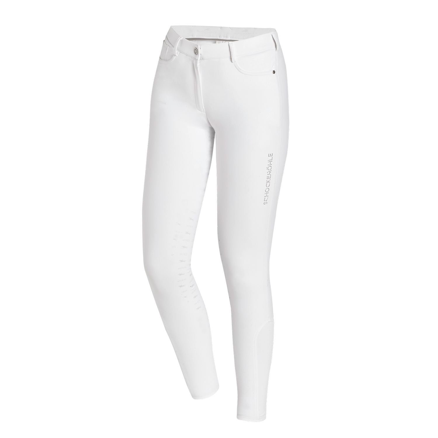Schockemöhle Livia KnieGrip Reithose Damen - white, Größe 42