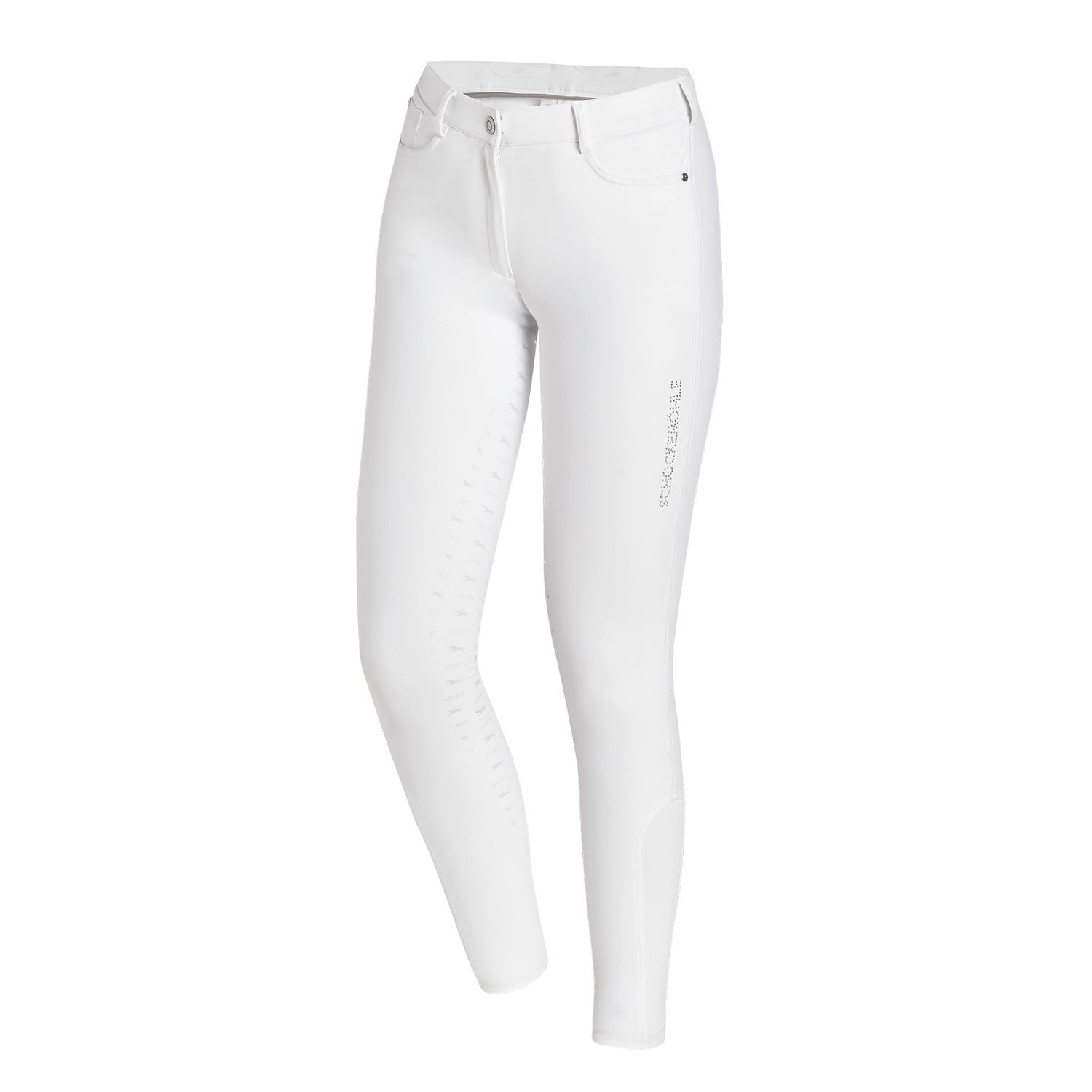 Schockemöhle Chayenne FullGrip Reithose Damen - white, Größe 34