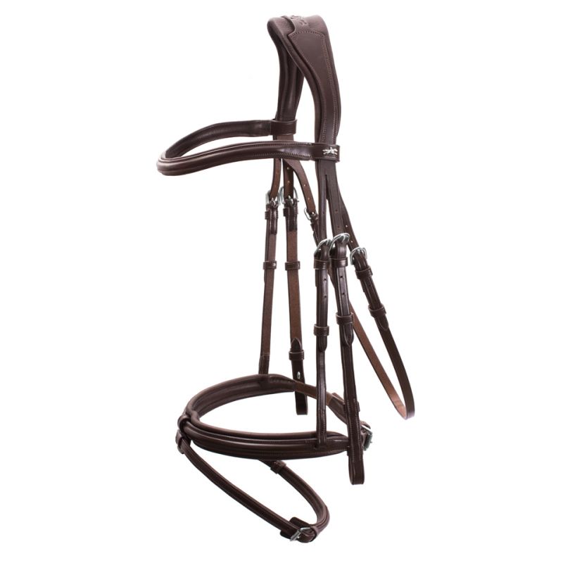 Schockemöhle Trense SP Tokyo Select - espresso/silber, Größe VB