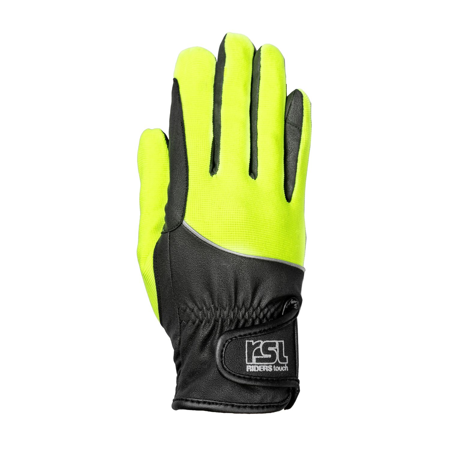 RSL Canada Reithandschuh unisex - gelb/schwarz, Größe M