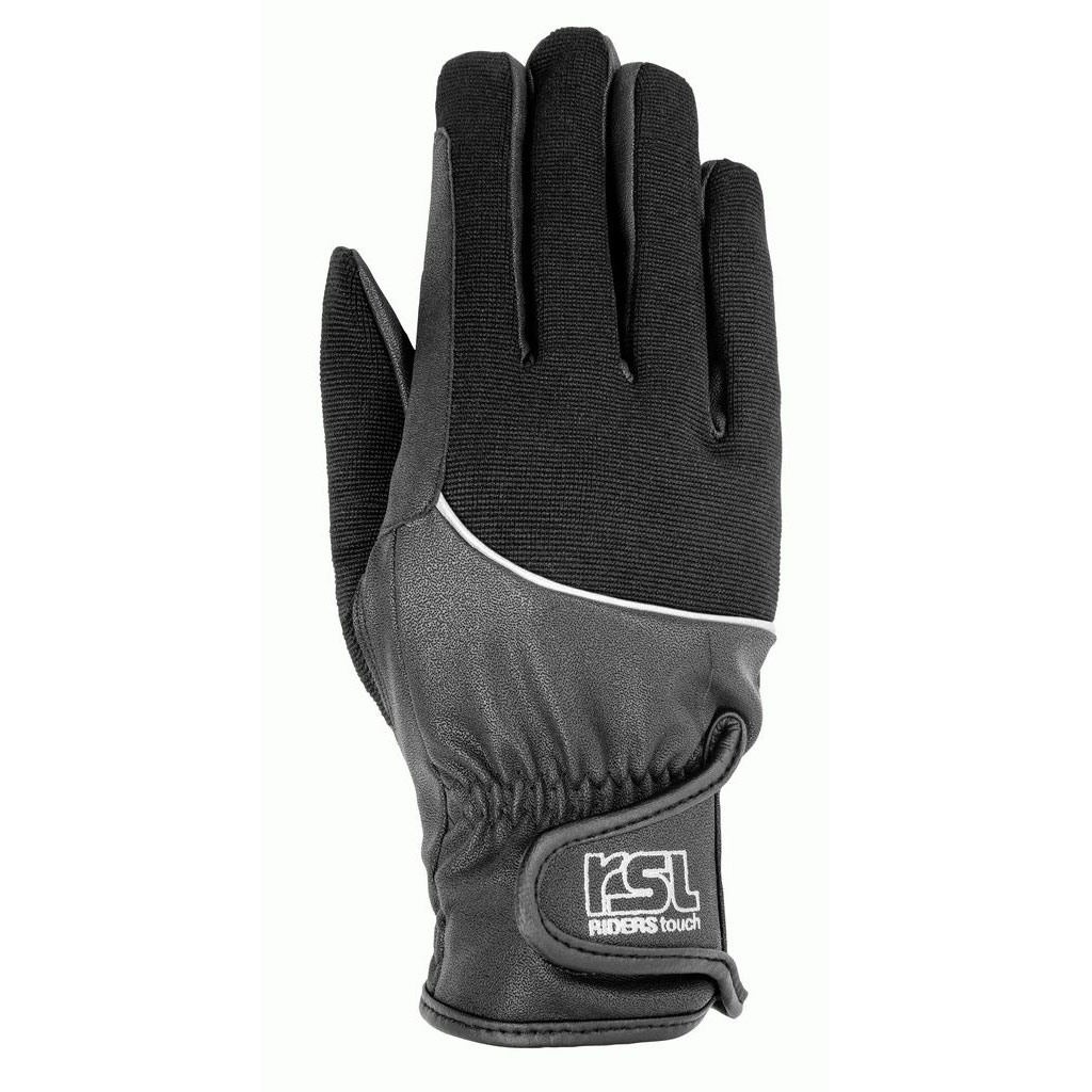 RSL Canada Reithandschuh unisex - schwarz/schwarz, Größe S