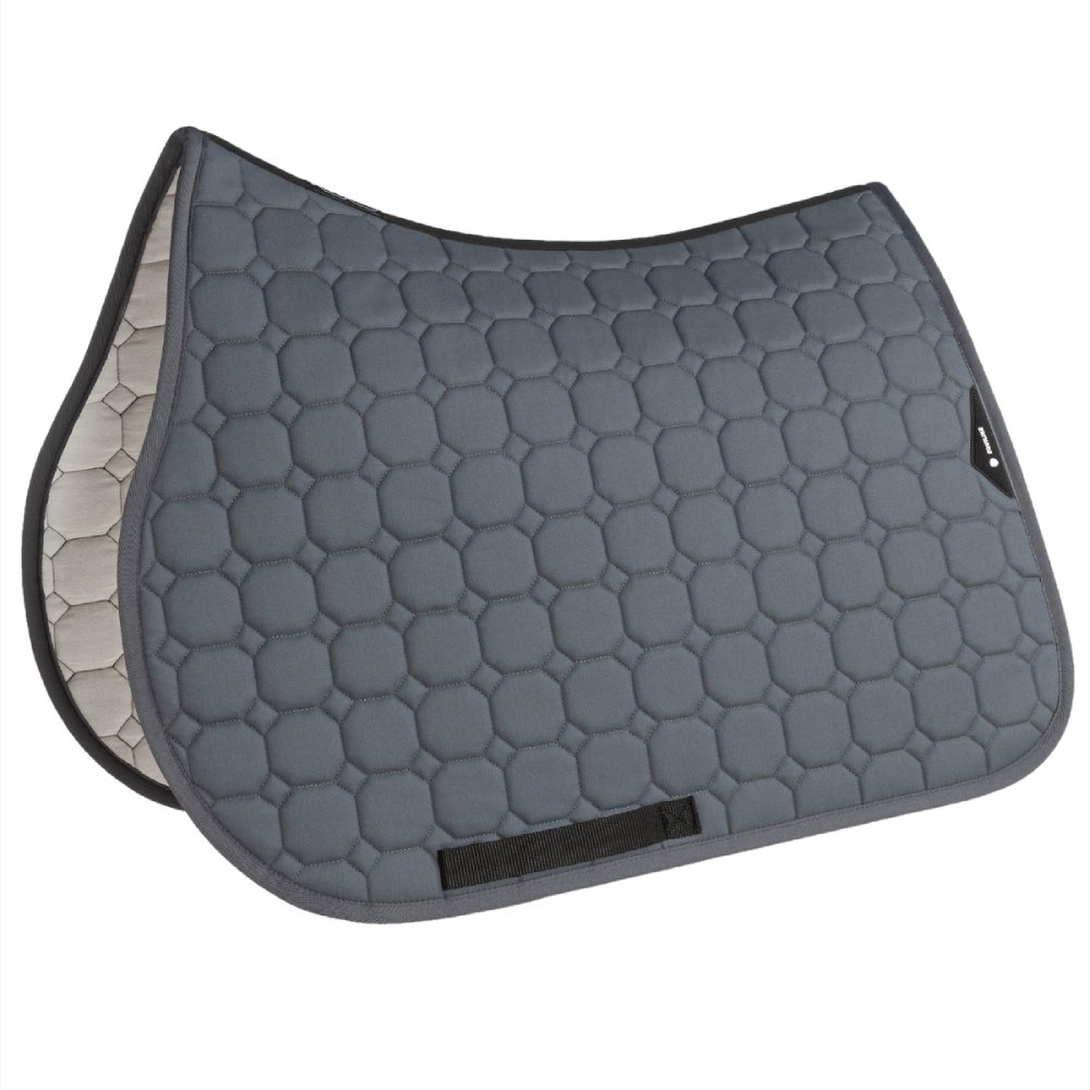 Equiline Schabracke Octagon Standard - grey, Größe VS