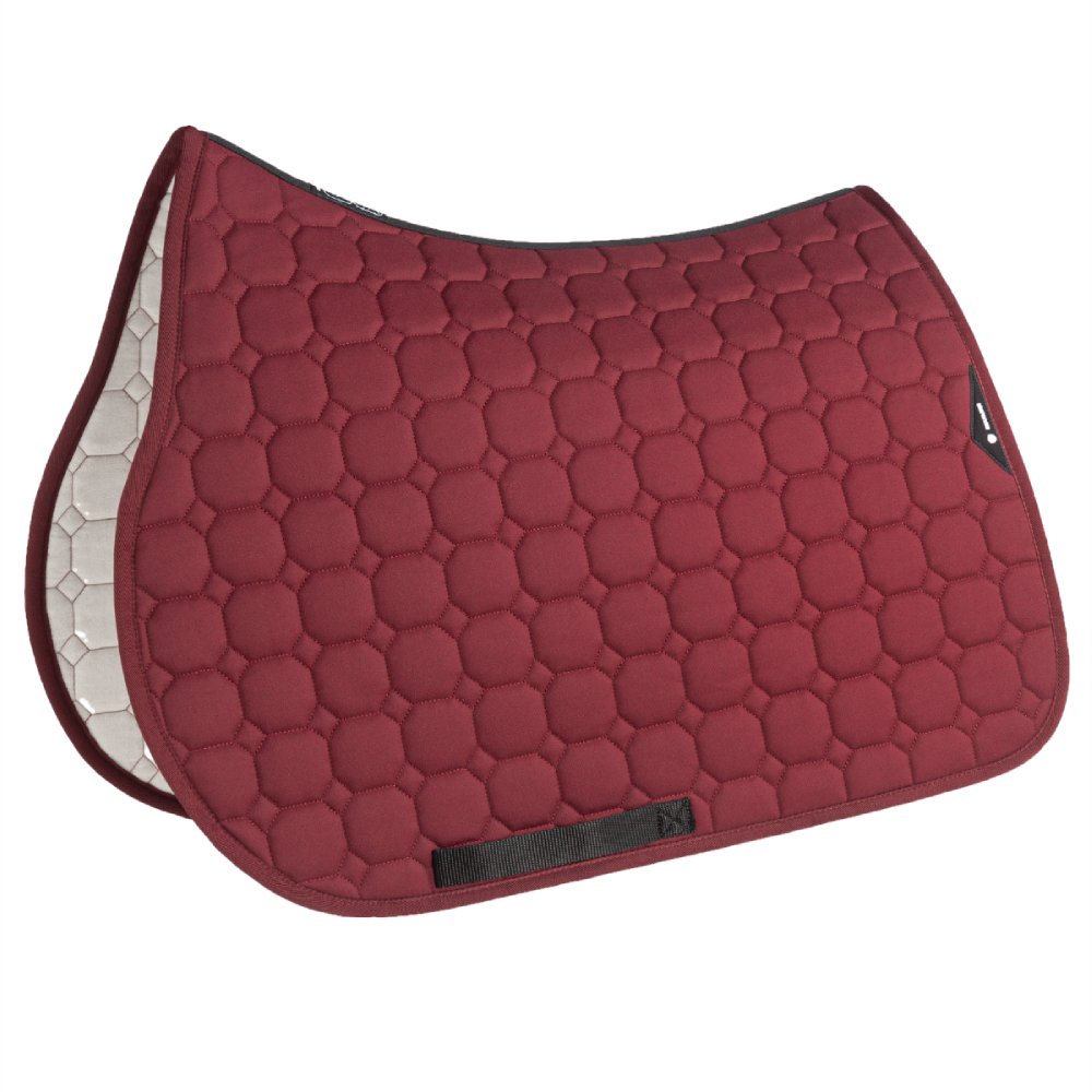 Equiline Schabracke Octagon Standard - bordeaux, Größe VS