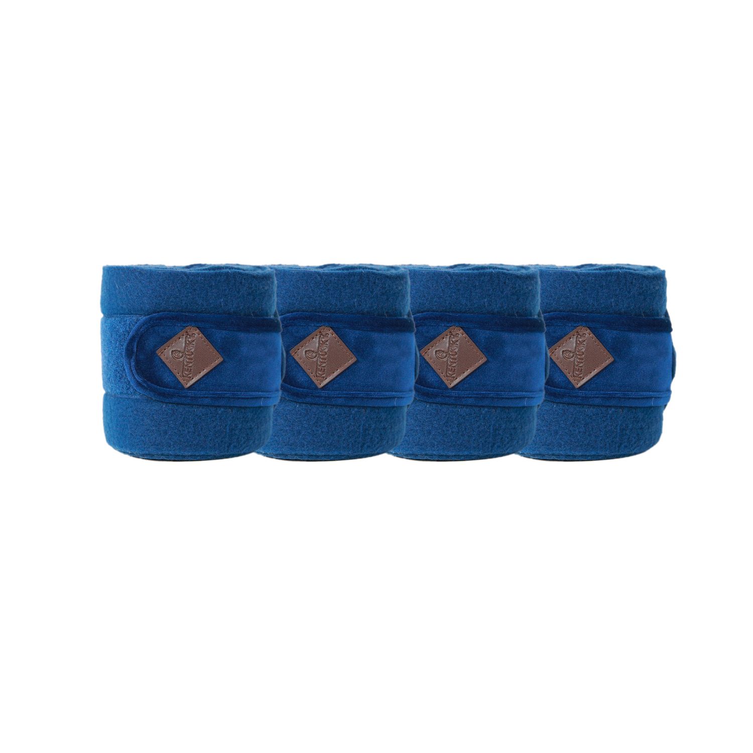 Kentucky Horsewear Fleecebandagen Basic Velvet - navy