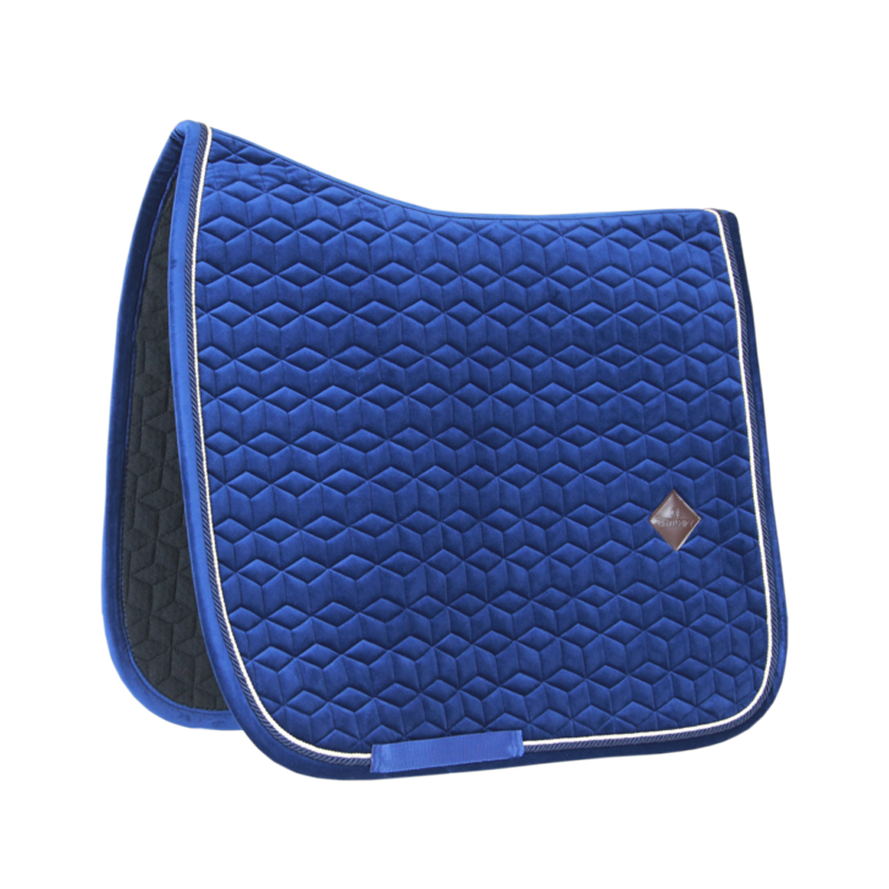 Kentucky Horsewear Schabracke Basic Velvet Dressur - marine, Größe Full