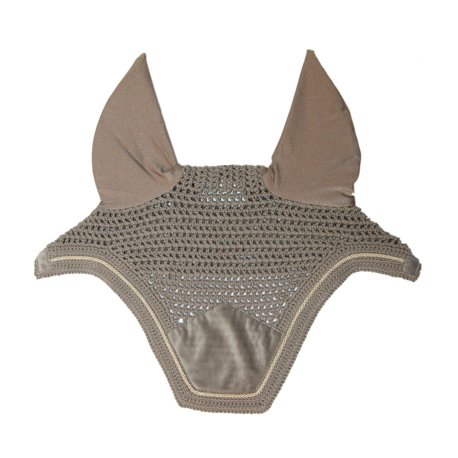 Kentucky Horsewear Wellington Basic Velvet Fliegenmütze - beige, Größe Cob