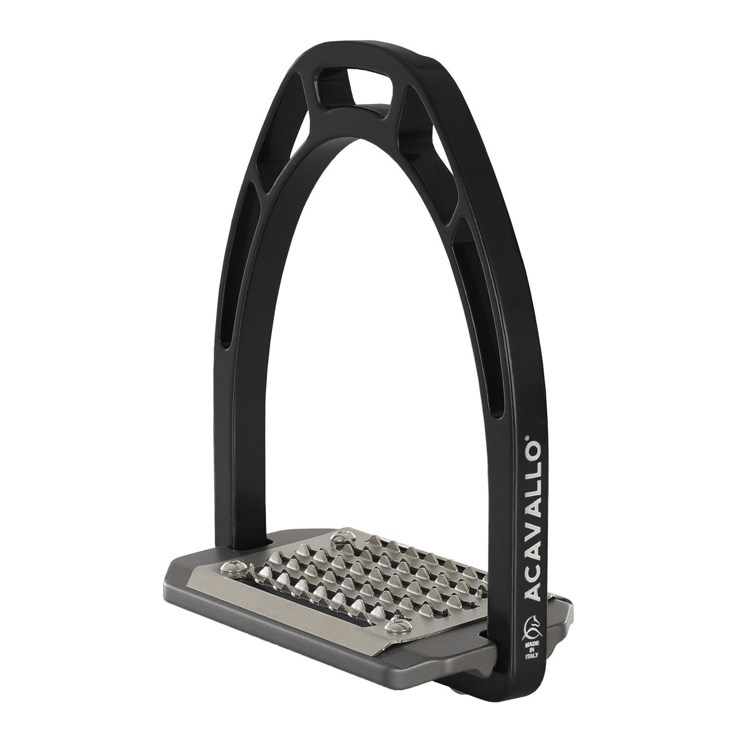 Acavallo Arco Evolution Alupro Aluminium Steigbügel - schwarz
