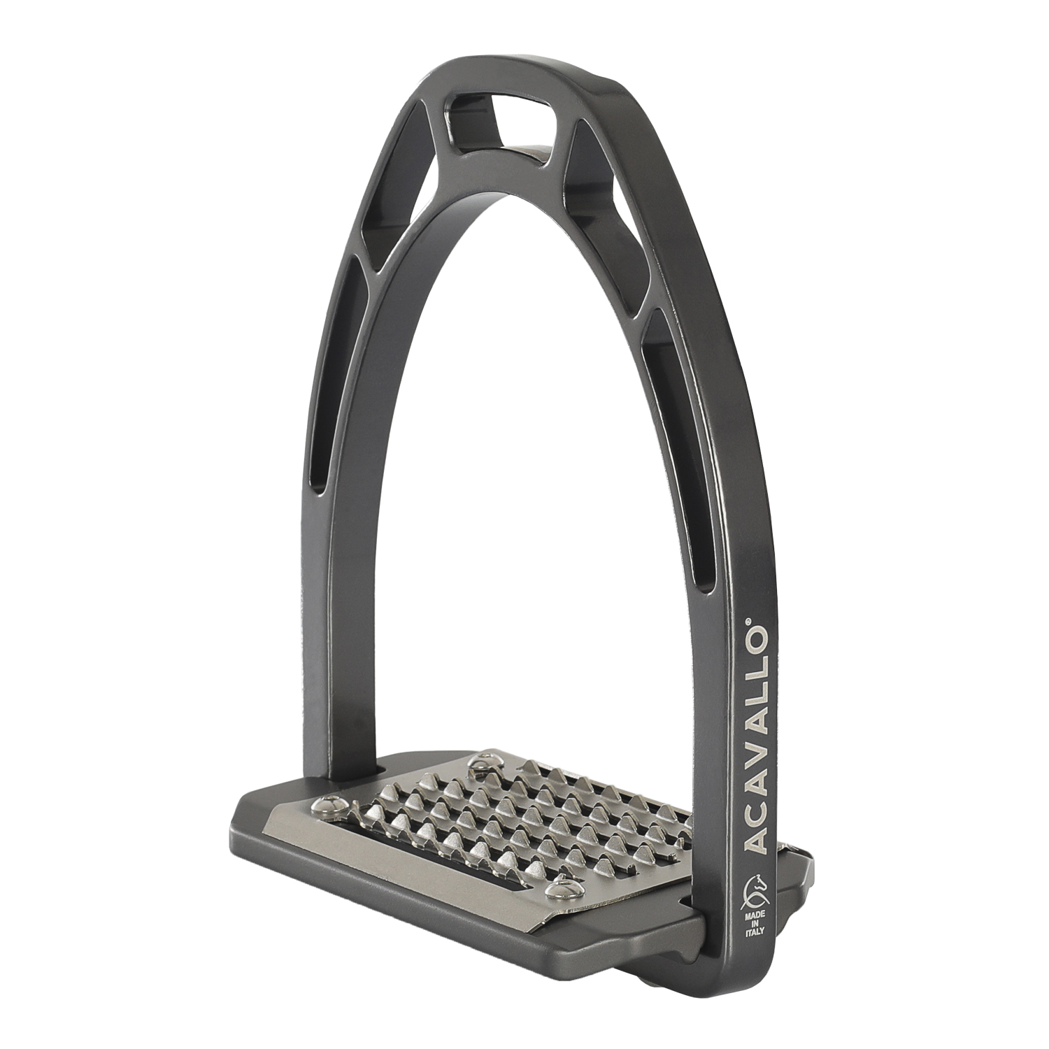 Acavallo Arco Evolution Alupro Aluminium Steigbügel - charcoal