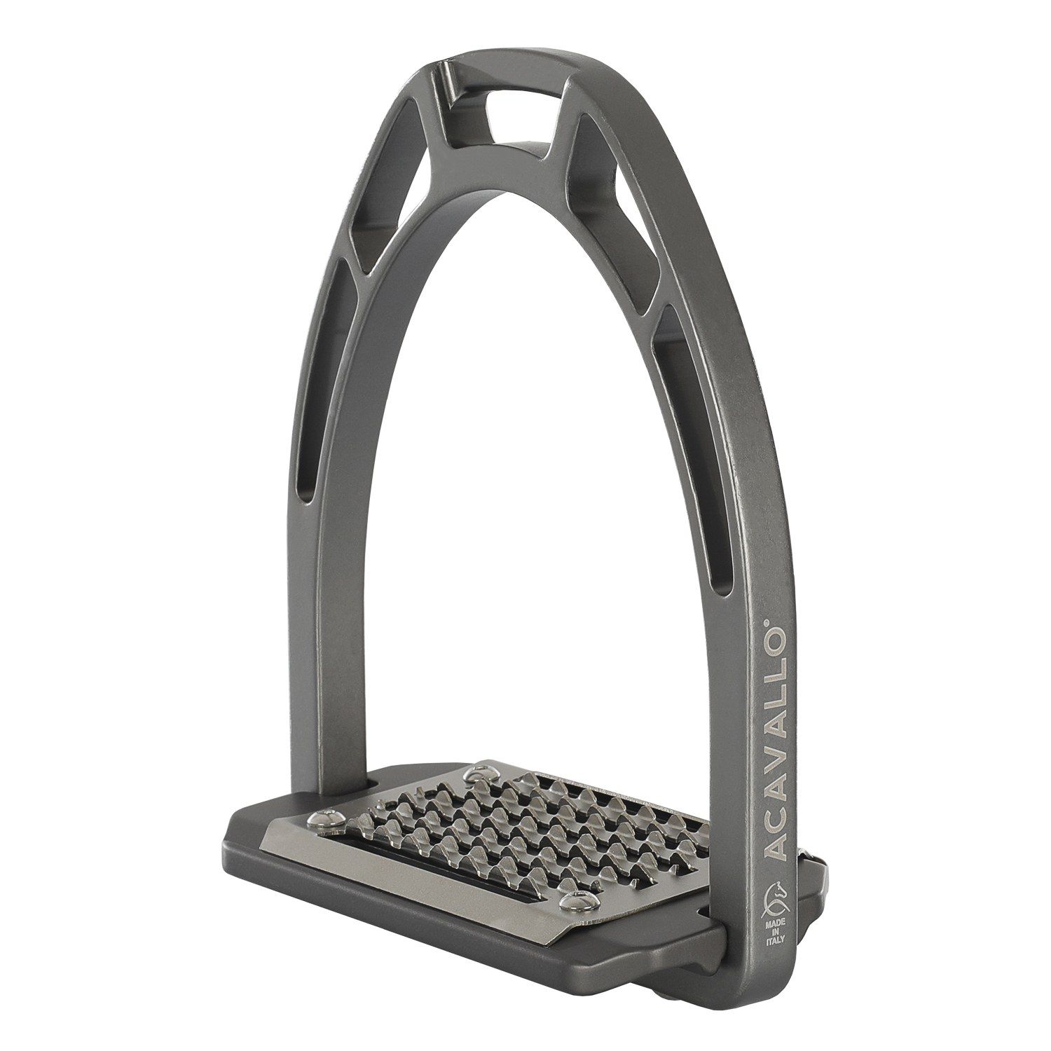 Acavallo Arco Evolution Alupro Aluminium Steigbügel - titanium