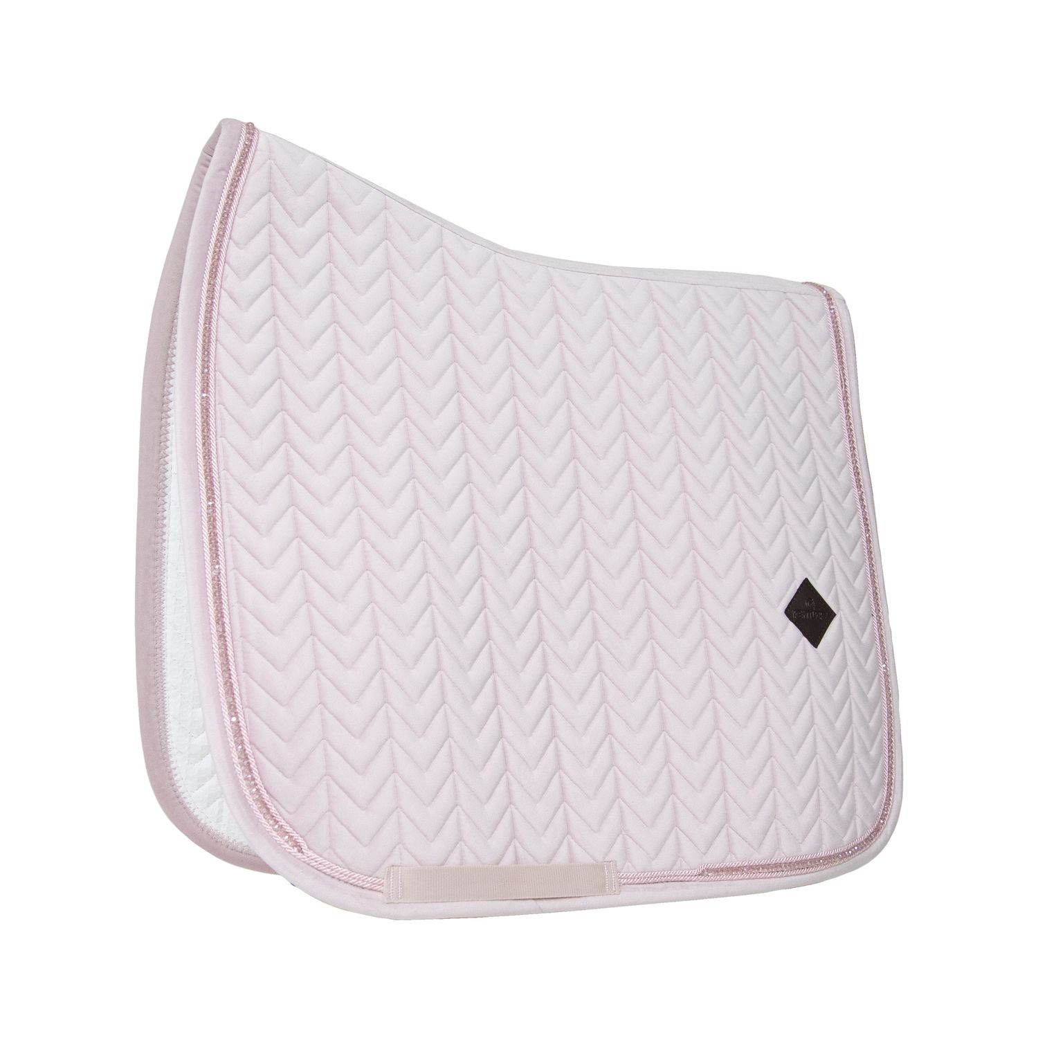 Kentucky Horsewear Schabracke Velvet Pearls - soft rose, Größe DR