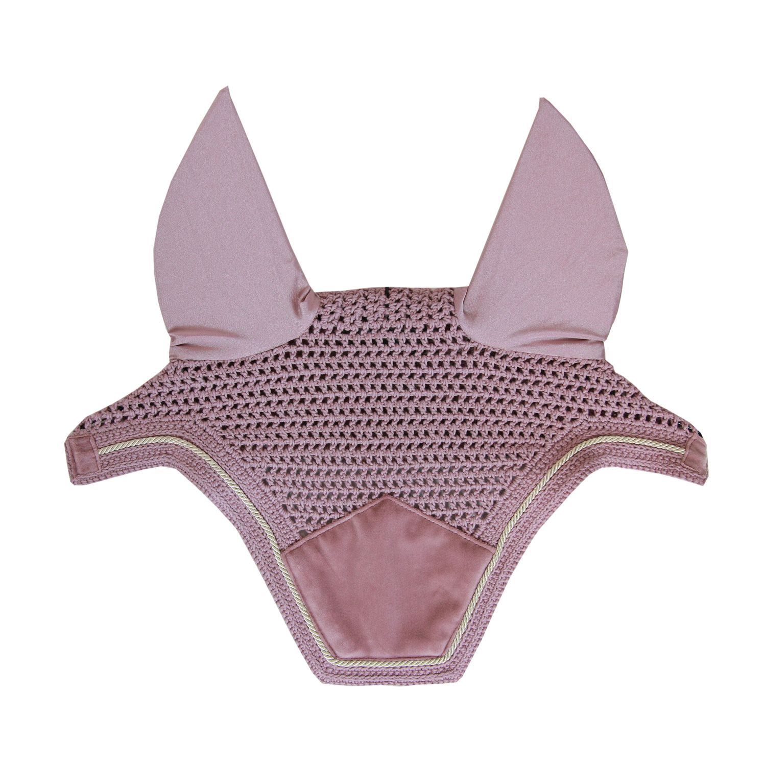 Kentucky Horsewear Fliegenohren Wellington Velvet - alte rose, Größe Pony