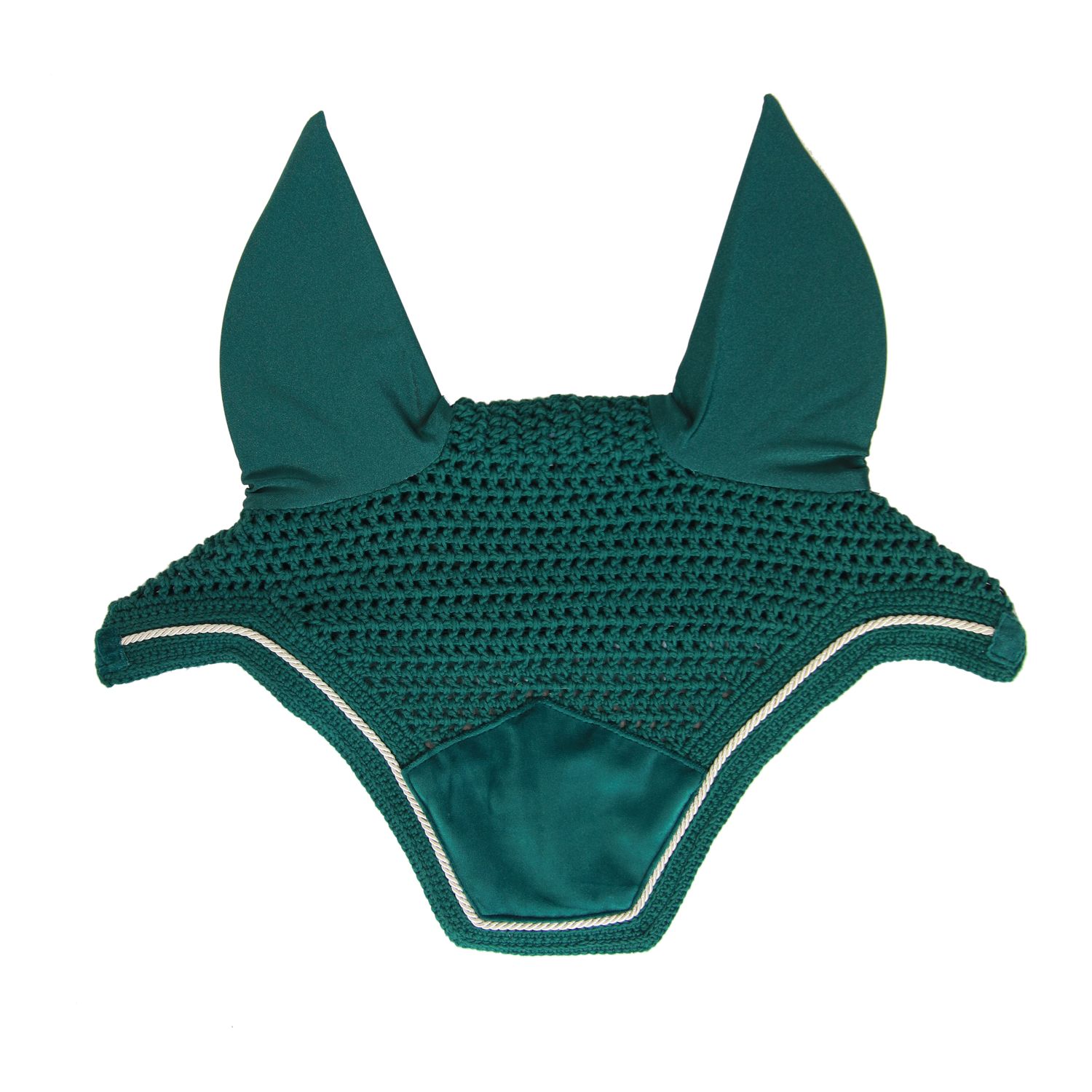 Kentucky Horsewear Fliegenohren Wellington Velvet - dunkelgrün, Größe Pony